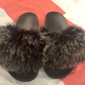 Black and white slides.